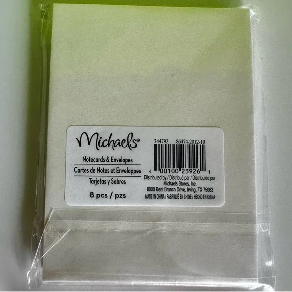 16 Michaels Cream Thank You Note Cards French Greeting Cards Merci - Picture 3 of 3